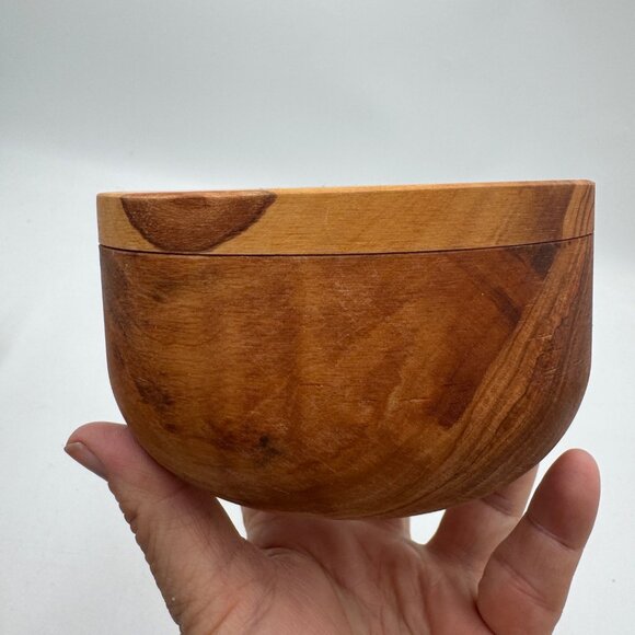 Olive wood Salt and Pepper Cellar Box kitchen must have natural - Picture 11 of 11